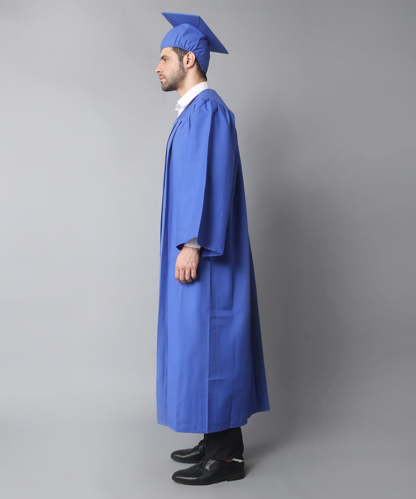 Royal Blue High School Graduation Gown & Cap Tassel