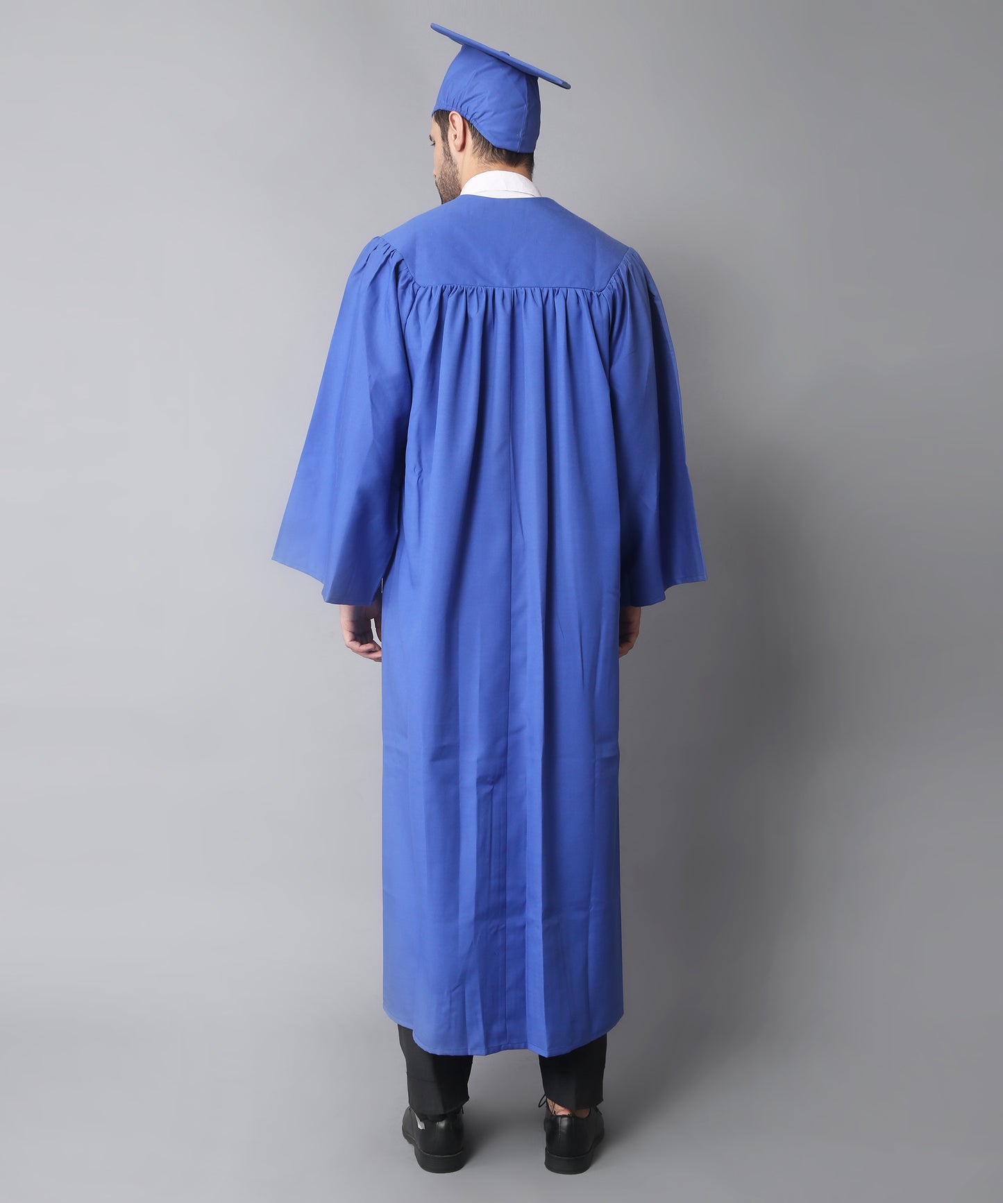 Royal Blue High School Graduation Gown & Cap Tassel