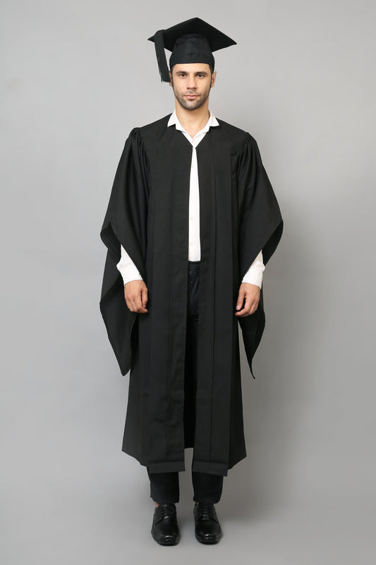 AUS ECONOMY BA Cap Gown & Tassel   | Gathered Back And Shoulder