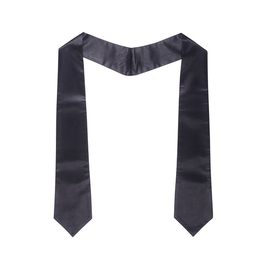 Black Blue Graduation stoles - Black College & High School Stoles