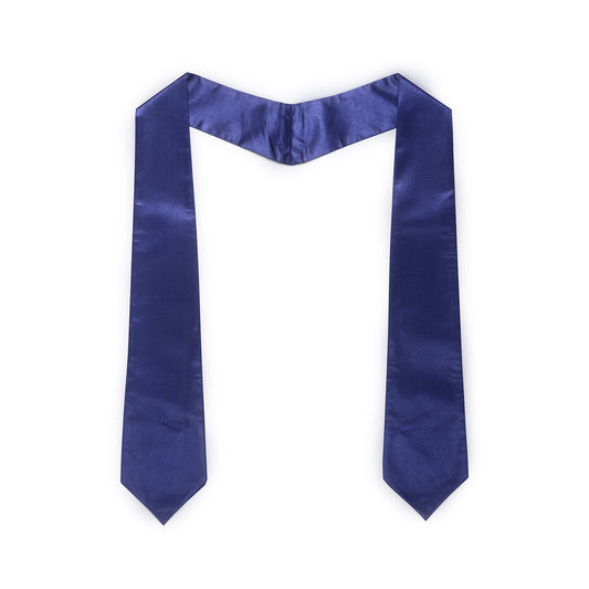 Navy Blue Graduation stoles - Navy Blue College & High School Stoles