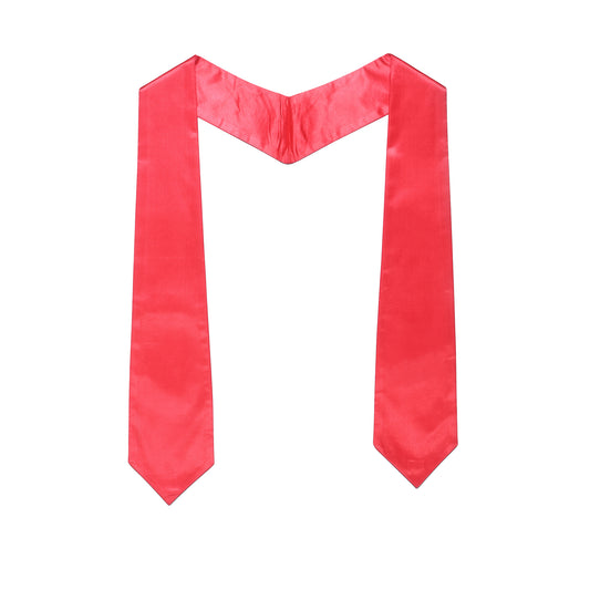 Red Graduation stoles - Red college & High School Stoles