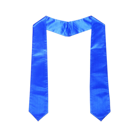 Royal Blue Blue Graduation stoles - Royal Blue College & High School Stoles