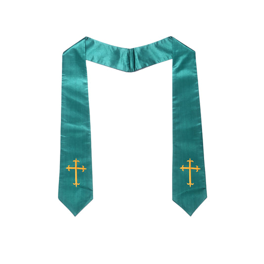 Hunter Green Traditional Choir Stole