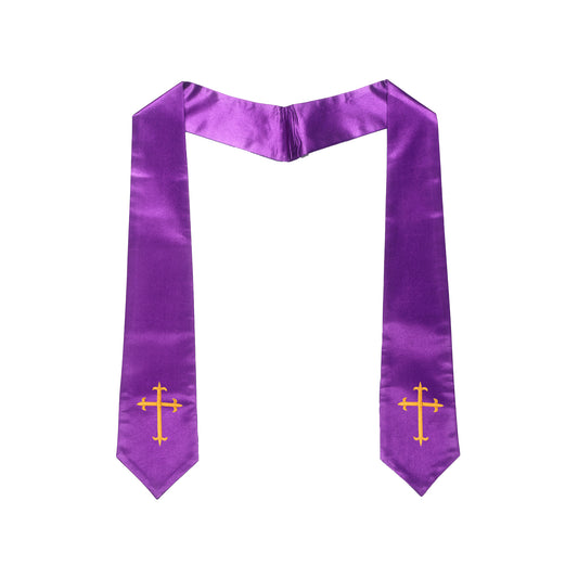 Purple Traditional Choir Stole