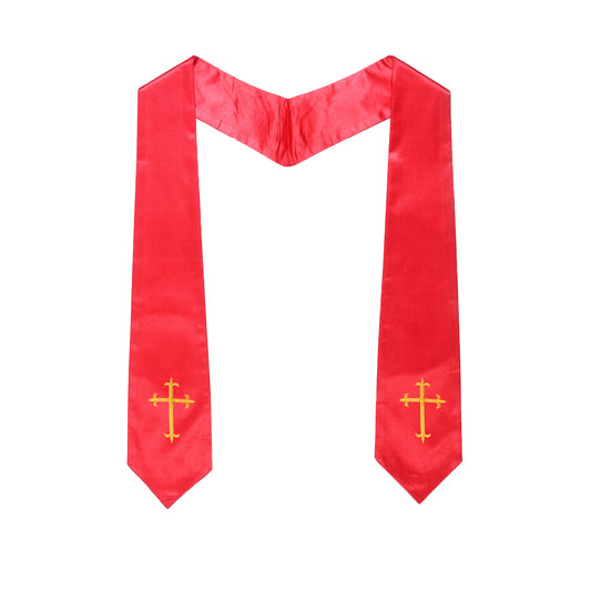 Red Traditional Choir Stole