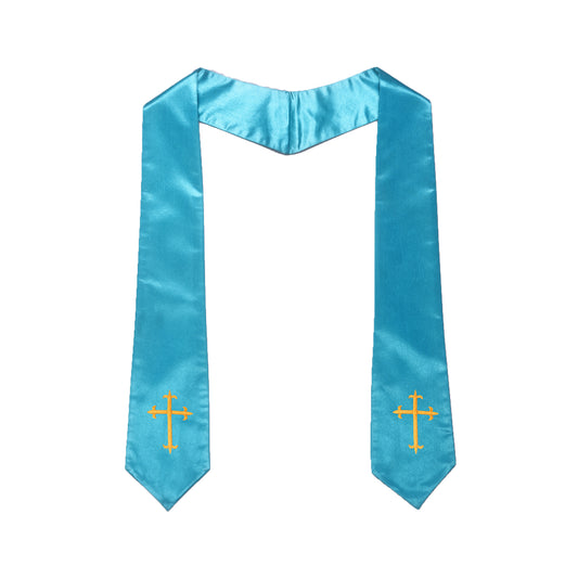 Teal Traditional Choir Stole